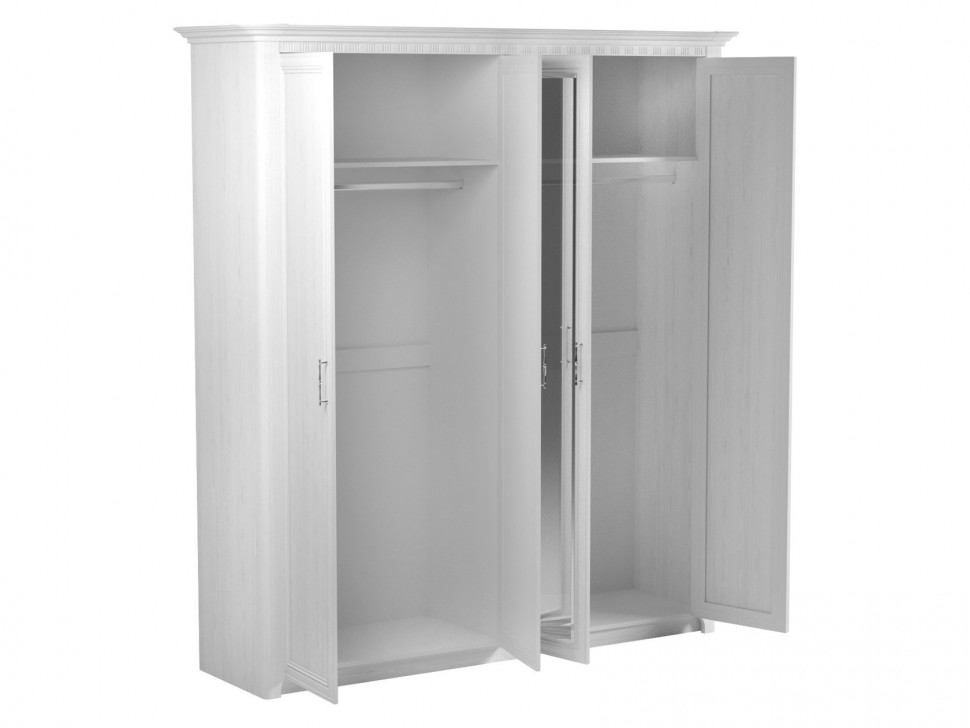 Распашной шкаф Шкаф 4 дв Клер