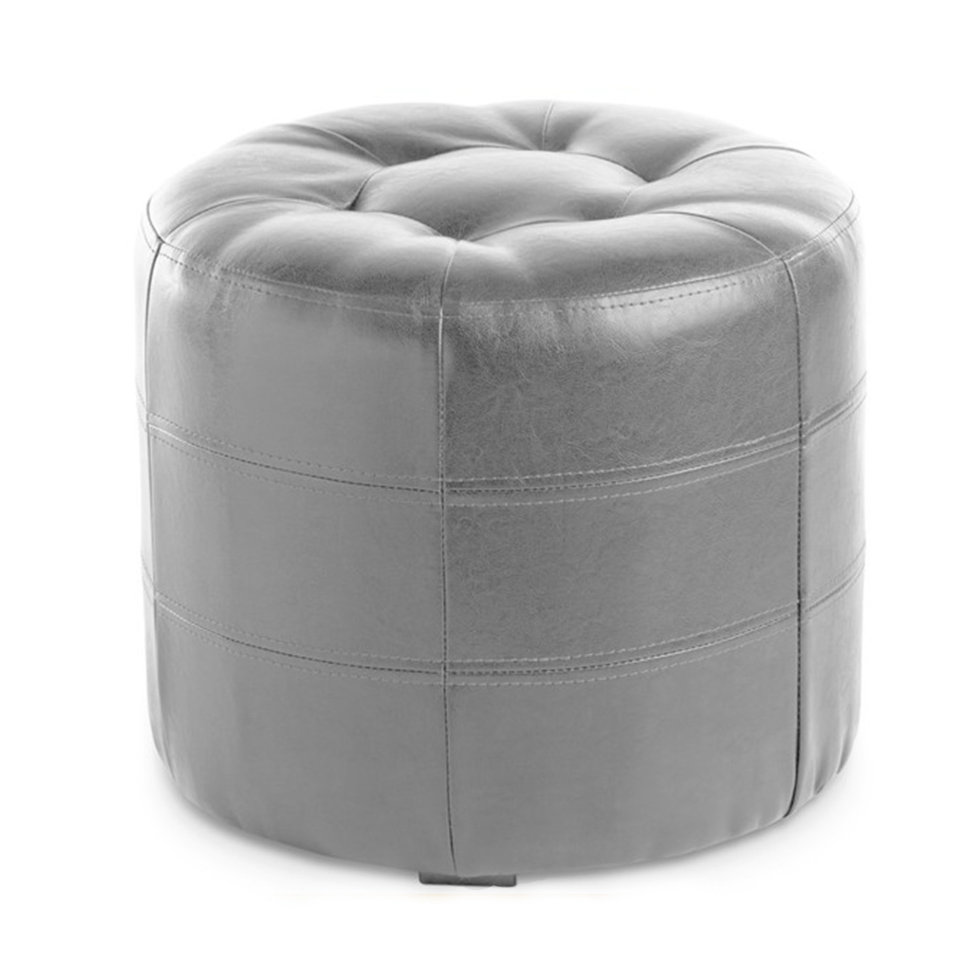 Круглый пуф кожаный ПФ-7