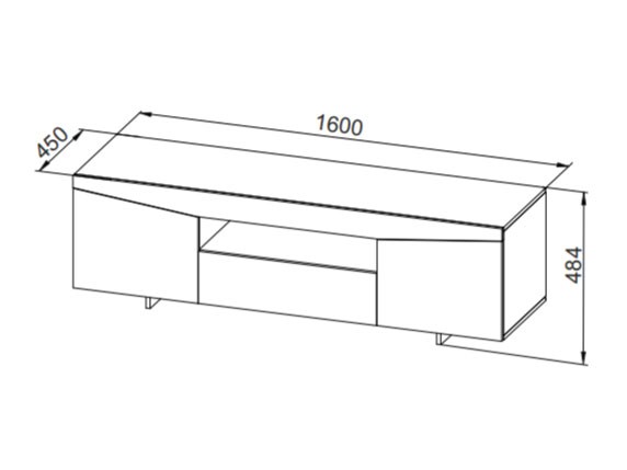 ТВ-тумба Вайт