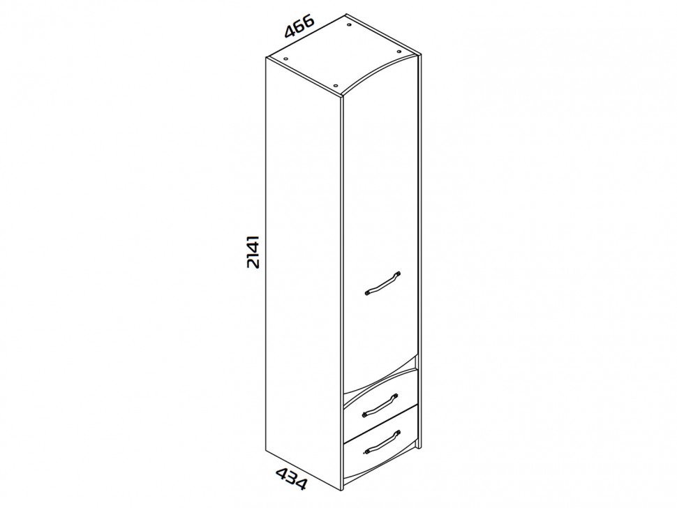 Детский шкаф Кристофер