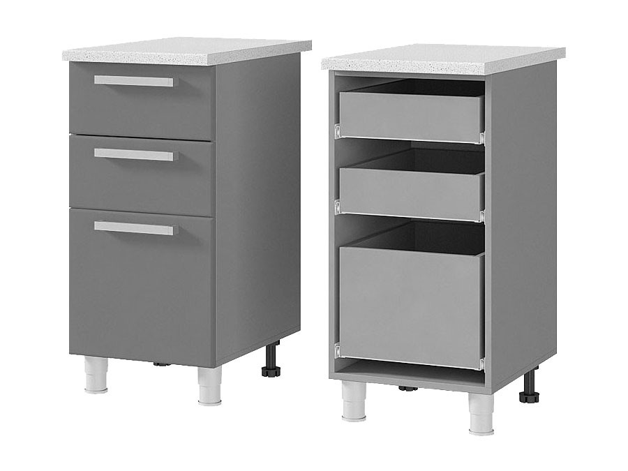 Кухонный гарнитур Монро Рубин 260 см