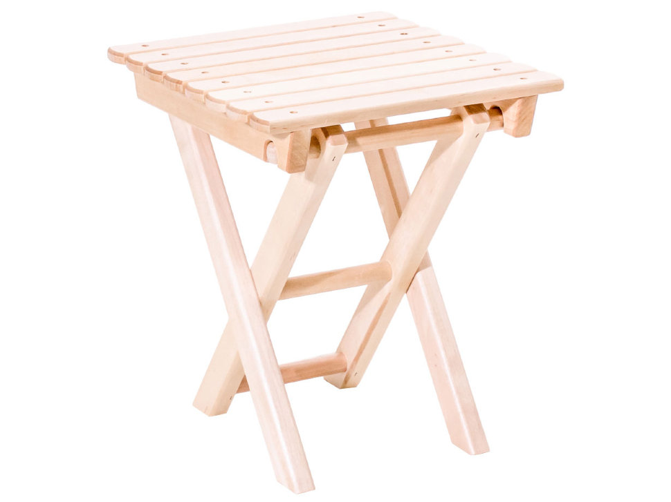 Табурет складной реечный (большой, средний, малый) СМ017Б, СМ018Б, СМ019Б