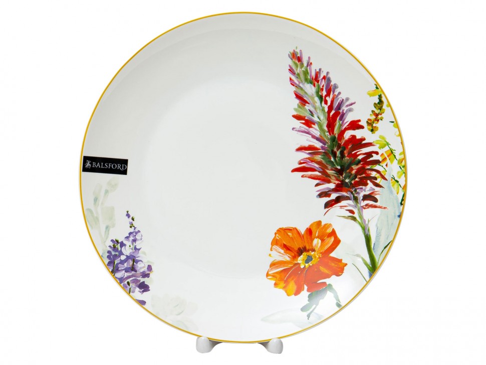 Тарелка Акварельный букет