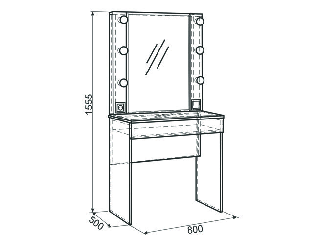 Туалетный столик Гламур