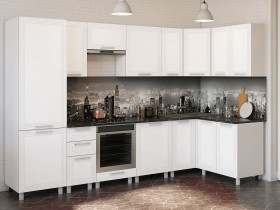 Угловой кухонный гарнитур Монро Бланш 320 х 140 см