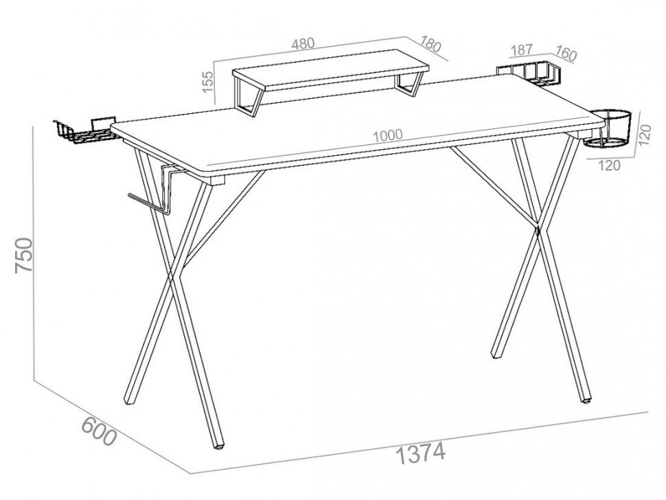 Письменный стол GD-06