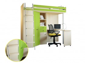 Кровать-чердак М-85