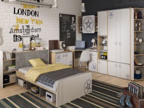 Комплект детской мебели Мегаполис