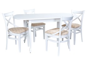 Обеденная группа Прага стол + 4 стула Соло Венский