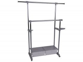 Напольная вешалка Стойка для одежды Cora с ящиками