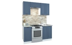 Прямой кухонный гарнитур Кухня Палермо 1,6 м