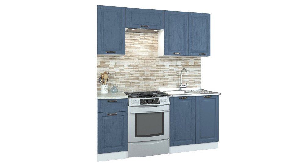 Прямой кухонный гарнитур Кухня Палермо 1,8 м