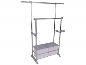 Напольная вешалка Стойка для одежды Nora с ящиками