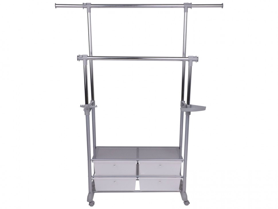 Напольная вешалка Стойка для одежды Nora с ящиками