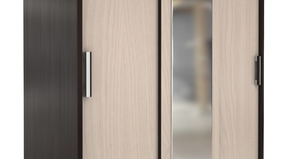 Шкаф-купе Эко с зеркалом