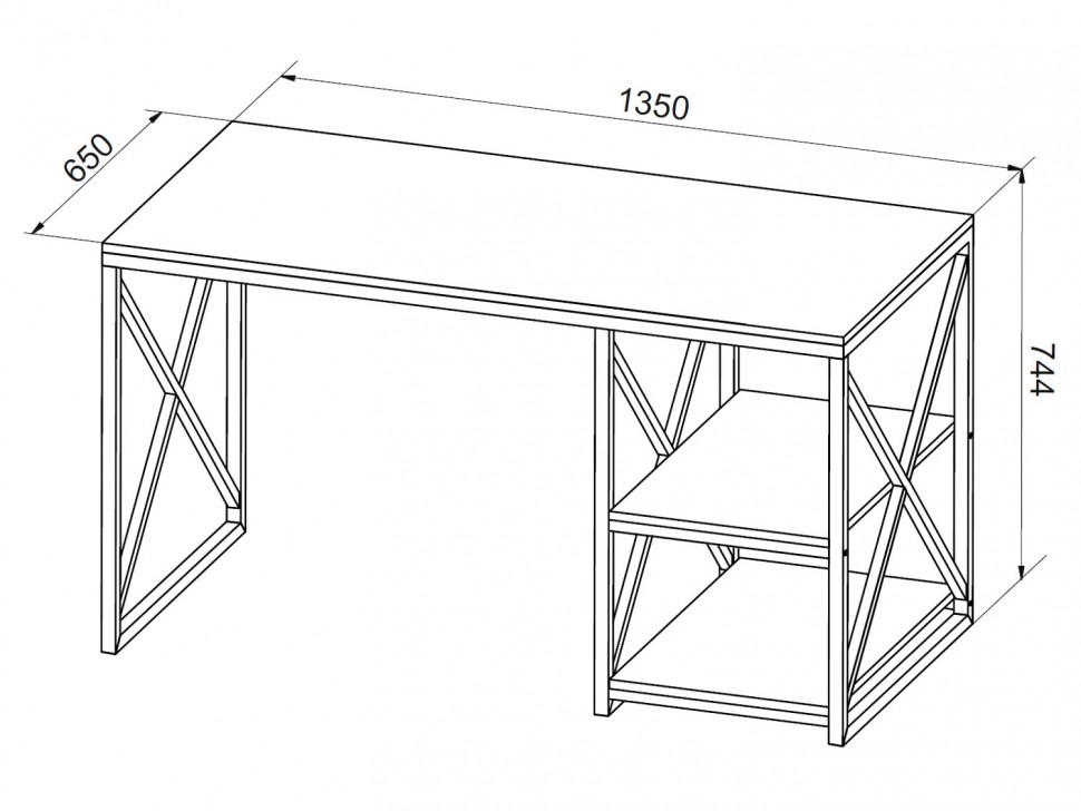 Компьютерный стол Лопес