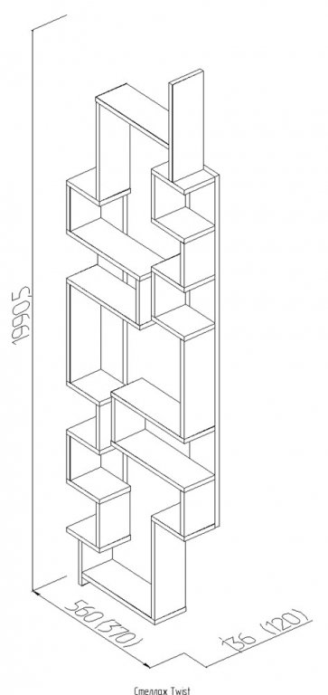 Стеллаж Твист