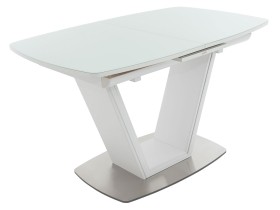 Кухонный стол Стол Севилья ПМ стекло OPTIWHITE 1300(1515)*800