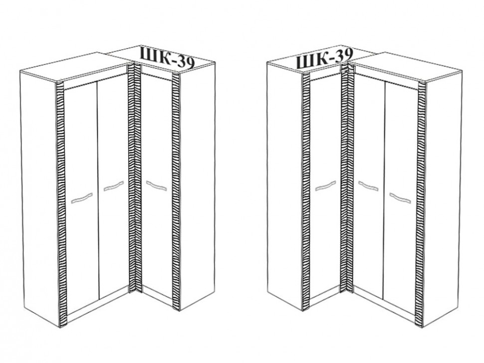 Распашной шкаф Монако