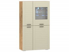 Шкаф-витрина Шкаф комбинированный  Ливорно 011.48-01