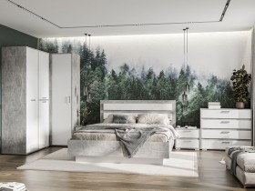 Спальный гарнитур Амбер со шкафами