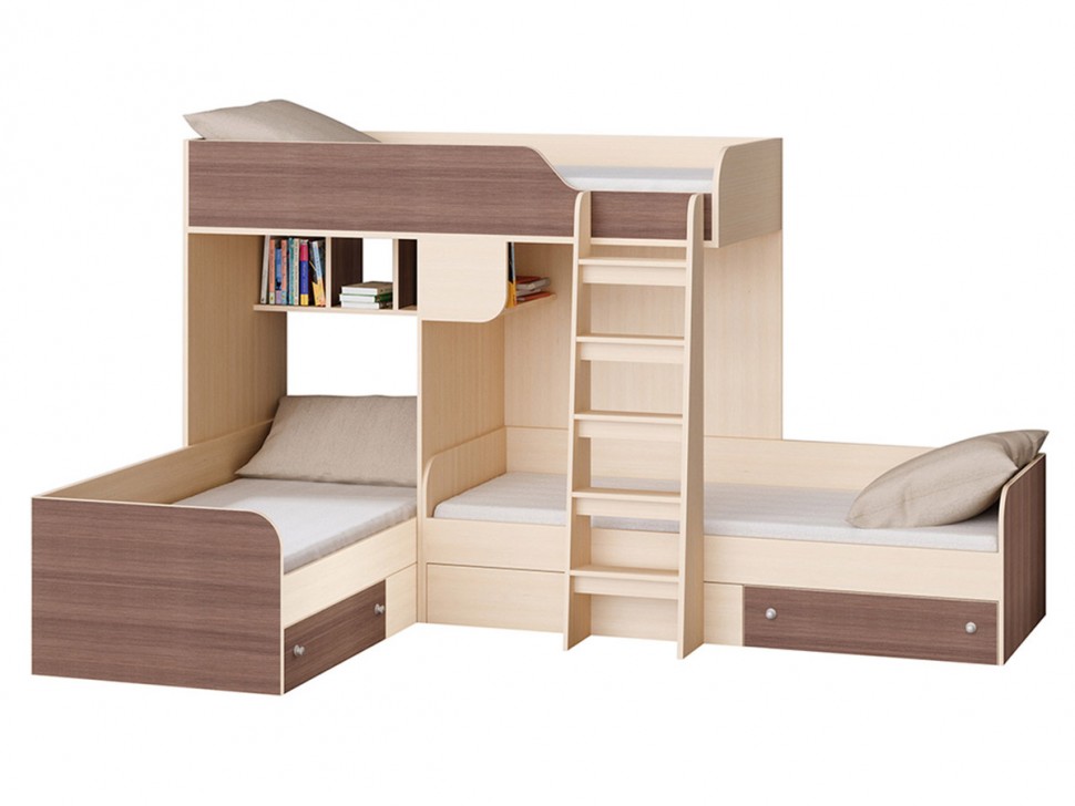 Двухъярусная кровать TRIO-1