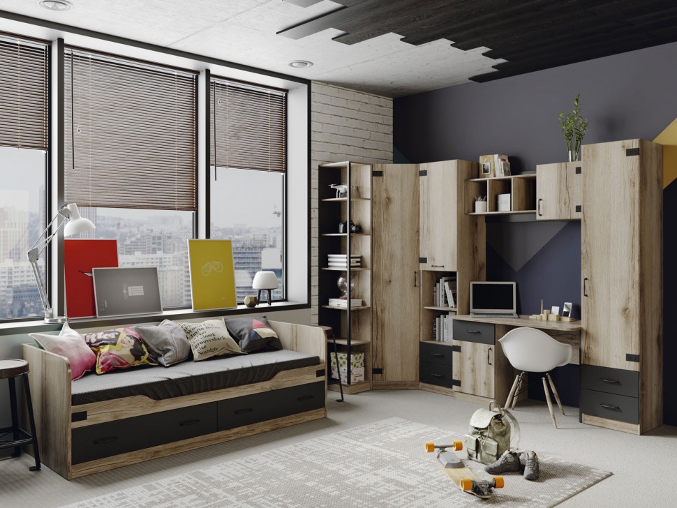 Стеллаж в детскую Окланд