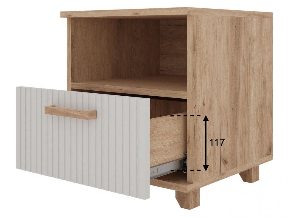 Прикроватная тумба Ньерд 1 ящ