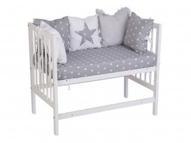 Приставная кроватка для новорожденных Лея