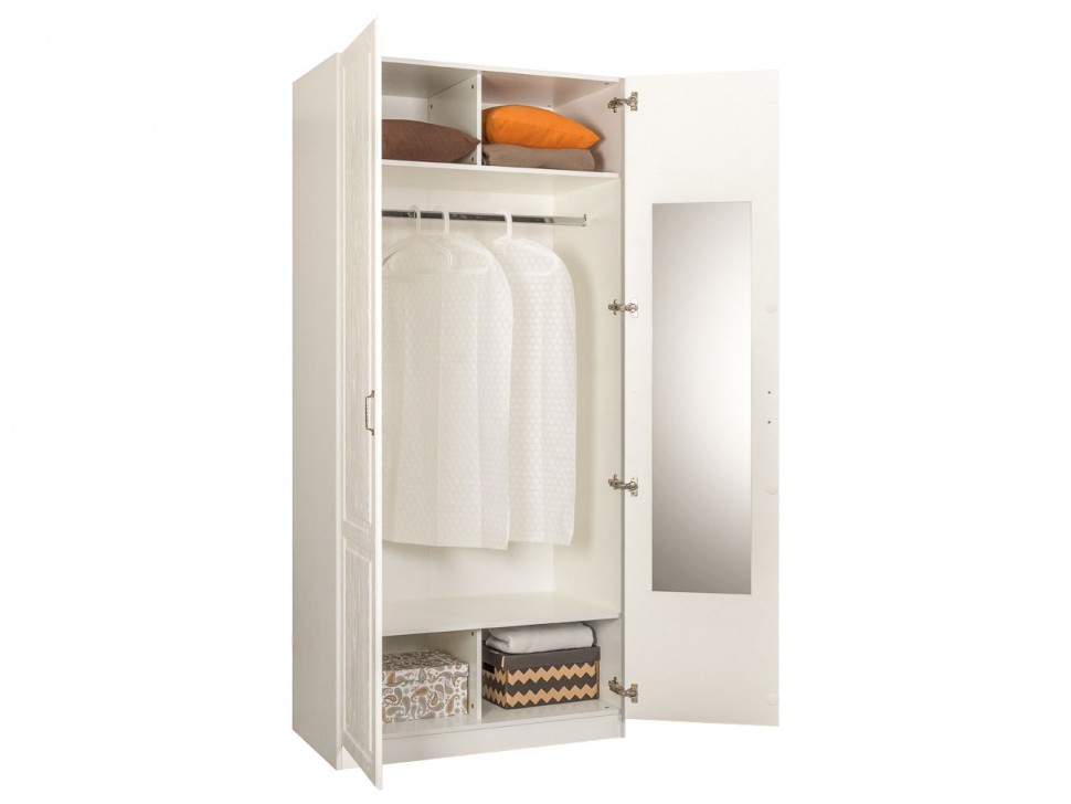 Распашной шкаф Шкаф 2-х створчатый с зеркалом 13.134 Ливерпуль