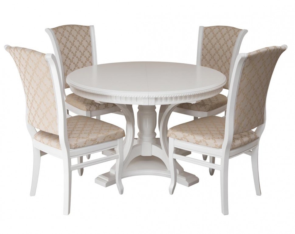 Обеденная группа для столовой и гостиной Стол Восток - 3 + 4 стула Лотос