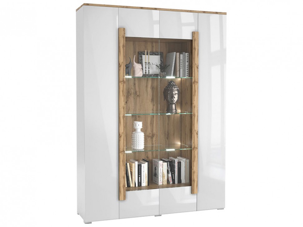 Сахара Шкаф Витрина 4-х дверная 1915.М1