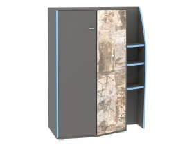 Детский шкаф Шкаф 2-х створчатый Индиго малый 10.20