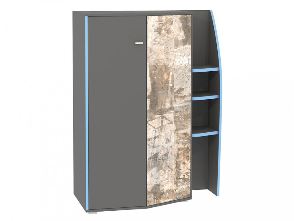 Детский шкаф Шкаф 2-х створчатый Индиго малый 10.20