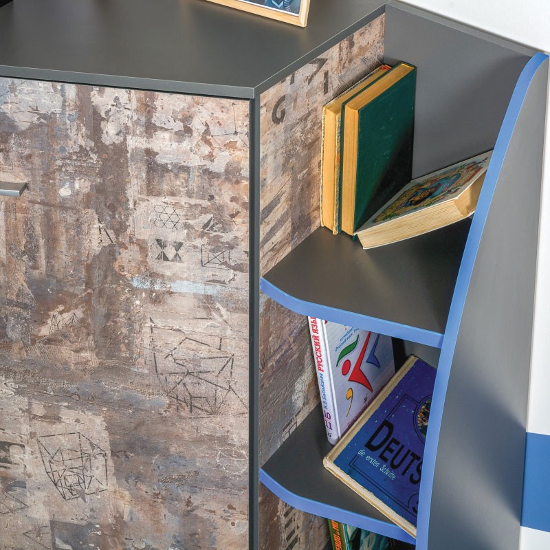 Детский шкаф Шкаф 2-х створчатый Индиго малый 10.20