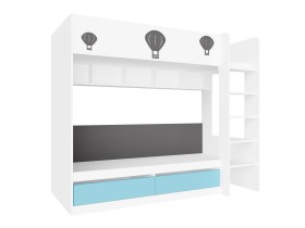 Двухъярусная кровать ПМ-332.16.01 + Сити ПМ-332.16.12