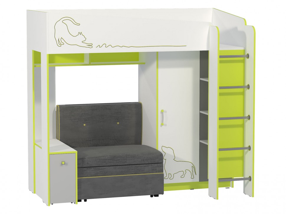 Кровать-чердак Альфа