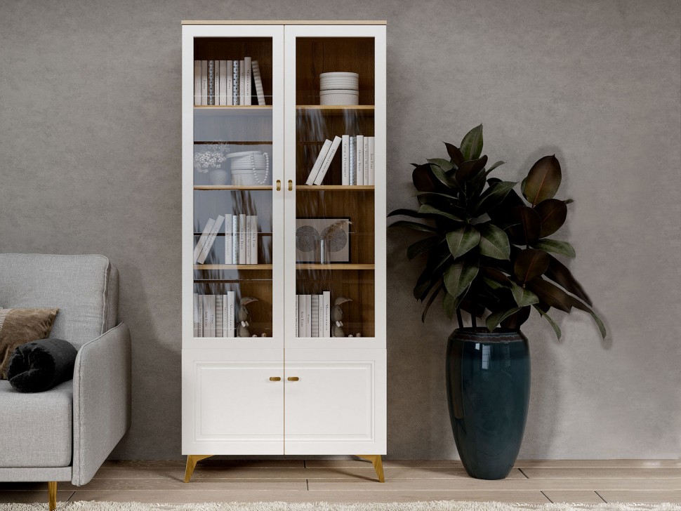 Шкаф-витрина Вега Сапфир 2 двери