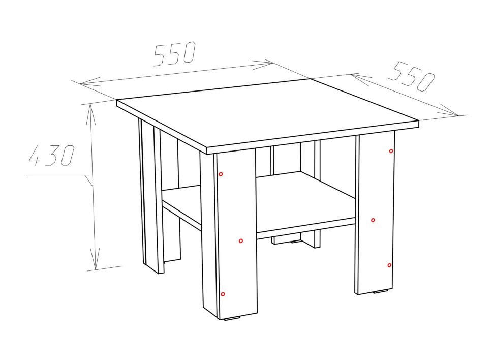 Журнальный столик Макус