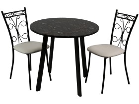 Обеденная группа Стол Филд + 2 стула Неаполь