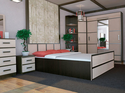 Комплект прикроватных тумб Сакура 2шт