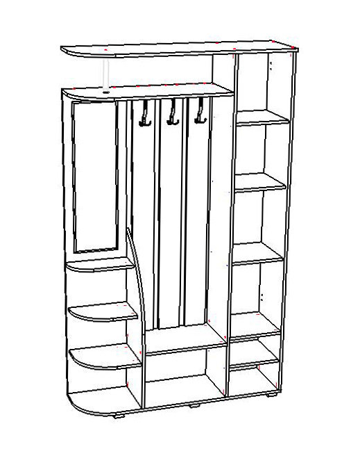Прихожая в коридор Радока
