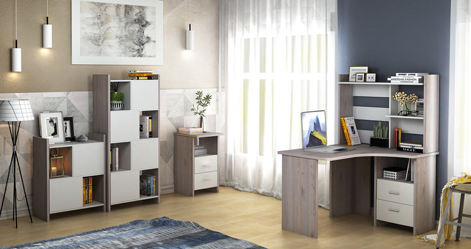 Компьютерный стол СКЛ-Угл120+НКЛ-100