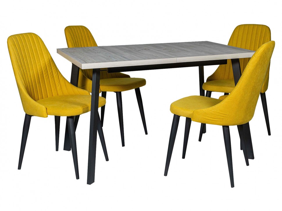 Обеденная группа Стол Каспер + 4 Стула Шато