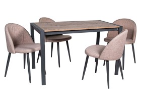 Обеденная группа Стол Кастел + 4 Стула Делтон