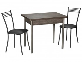 Обеденная группа Стол Микки + Стул Хлоя, 2 шт.