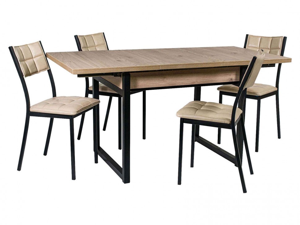 Обеденная группа Стол АРТ + 4 Стула Дункан