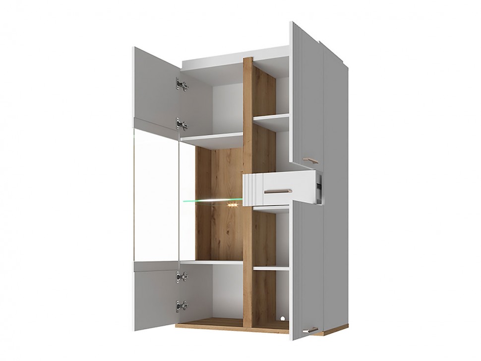 Шкаф-витрина Матео комби