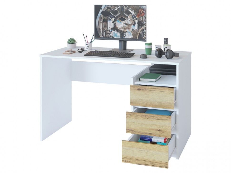 Комплект офисной мебели Стол СПМ-21 + Стеллаж СТ-12