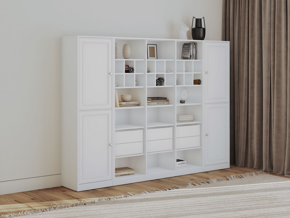 Гостиная Люси со стеллажом